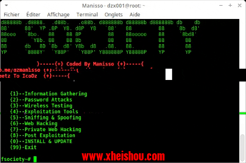 干货 | Github安全搬运工  Fsociety Hacking Tools Pack – 渗透-GitHub精选社区-杂项区-X黑手网