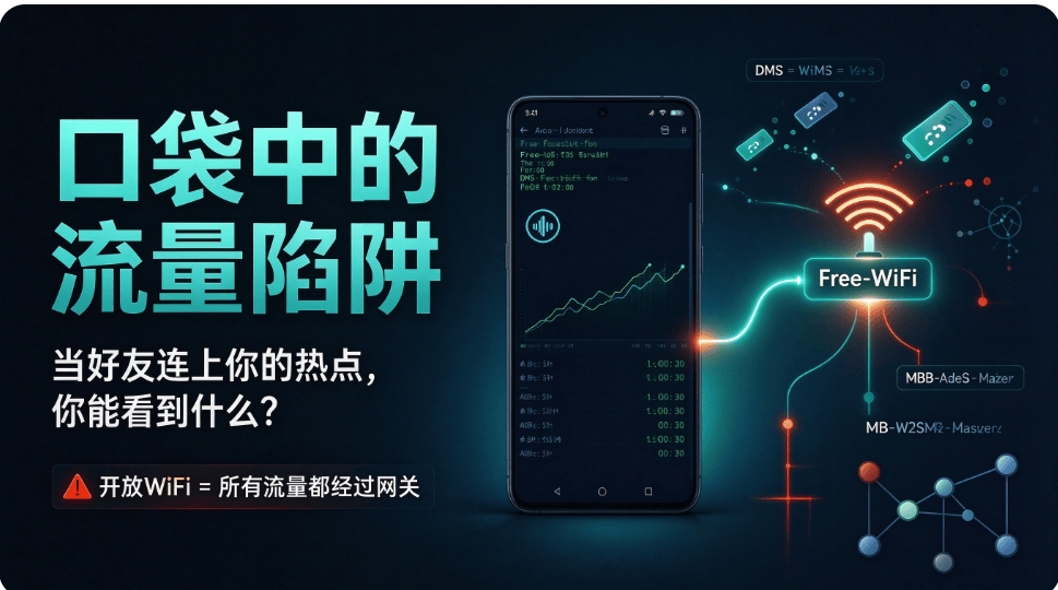 一次恶意 WiFi 实验:当好友连上你的手机热点,你能看到什么?(一键脚本执行)-X黑手网